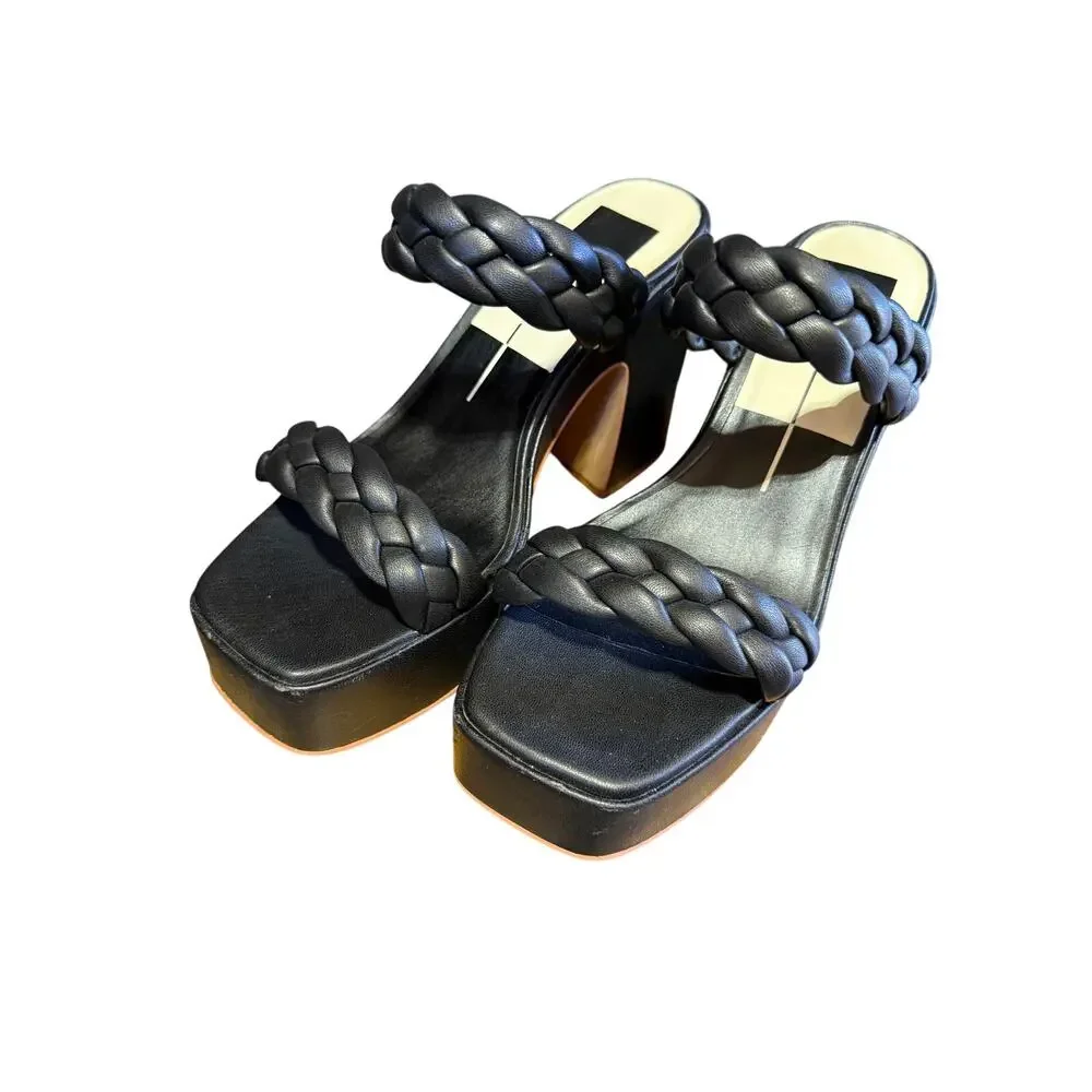 Dolce Vita Ashby Woven Slip On Platform Sandal